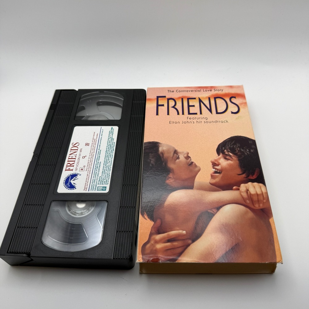 Friends 1971 VHS Movie Elton John Soundtrack Paramount Pictures Vintage Tape